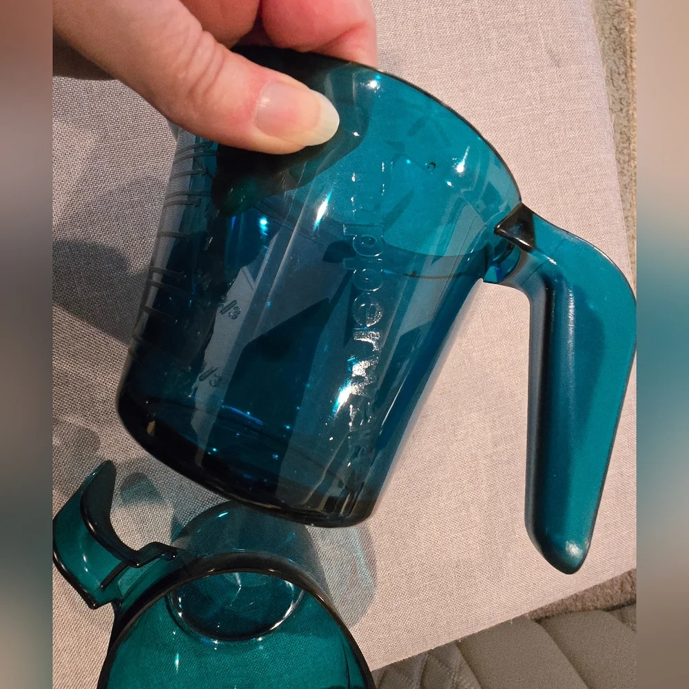 Tupperware Blue Micro Pitchers, Never Used